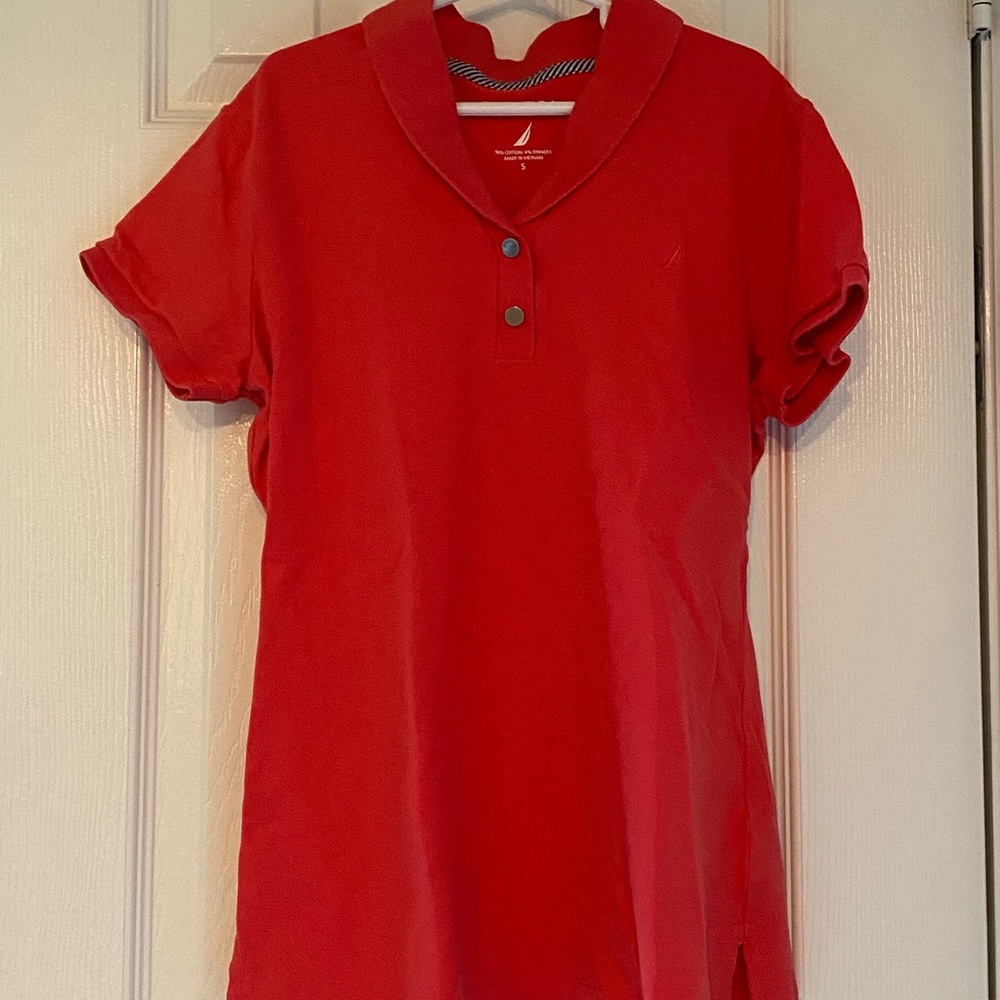 Nautica pink polo